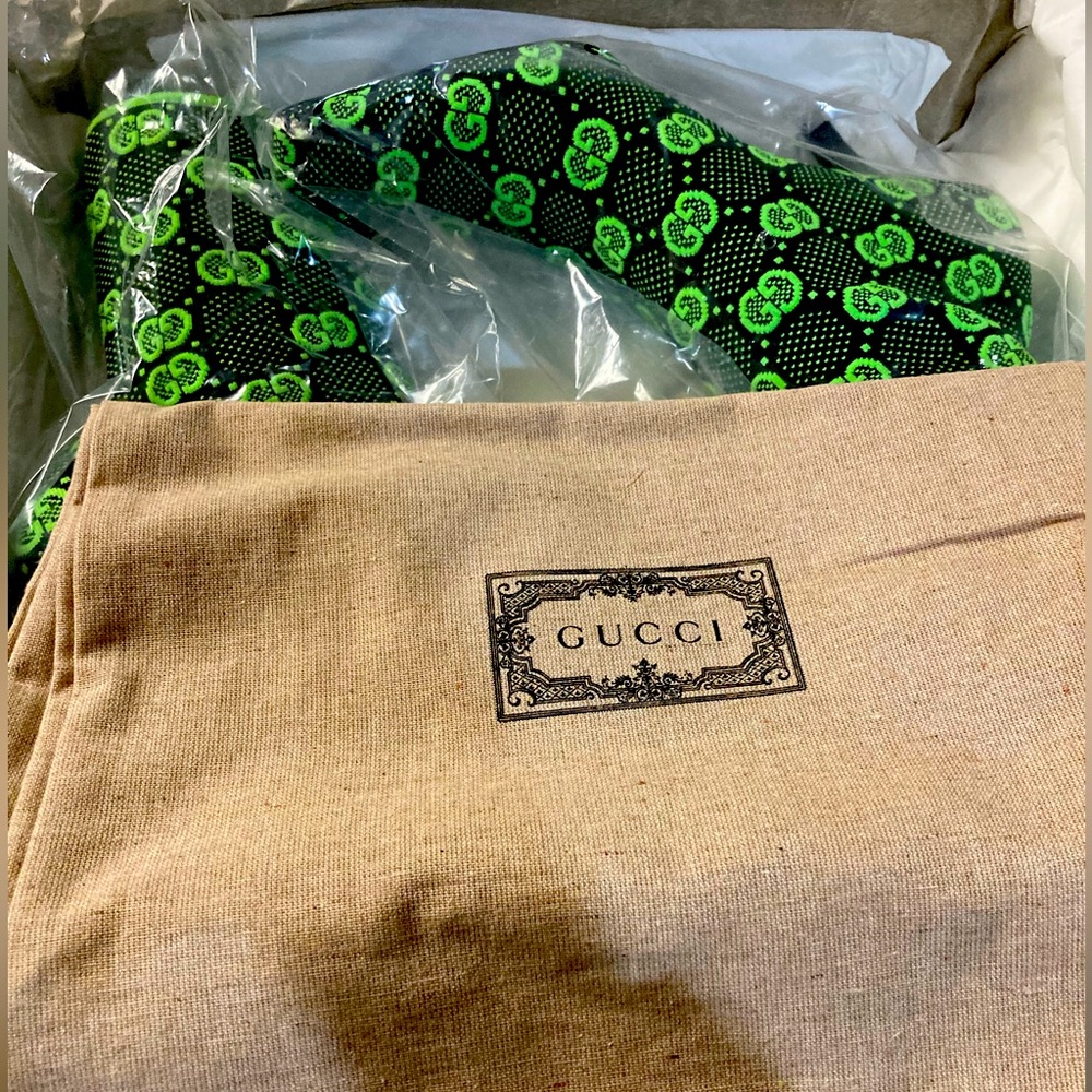Black and Green Monogram Gucci Boots! - Picture 2 of 4
